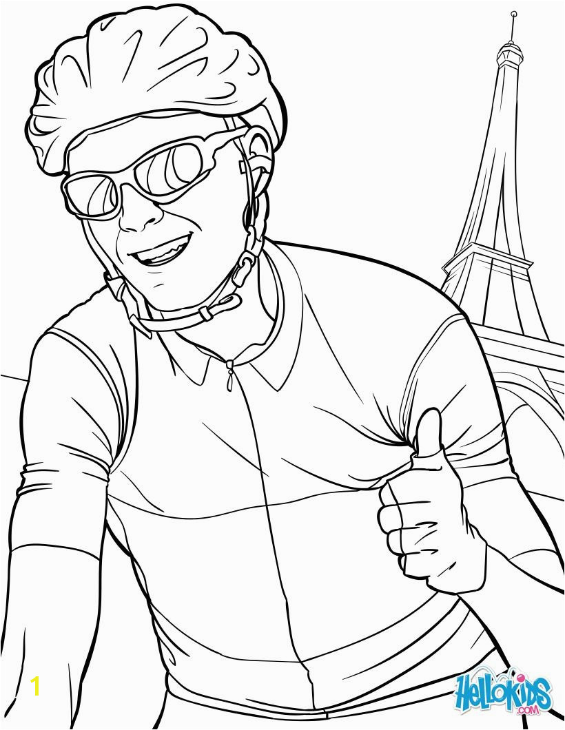 Hellokids Com Coloring Pages tour De France Chris Froome Coloring Page More Cycling and Sports
