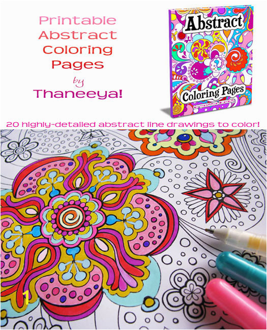 Printable Coloring Books by Thaneeya