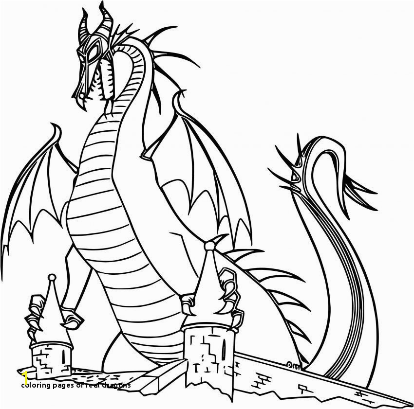 Coloring Pages Real Dragons Disney Coloring Pages Aurora Maleficent Dragon