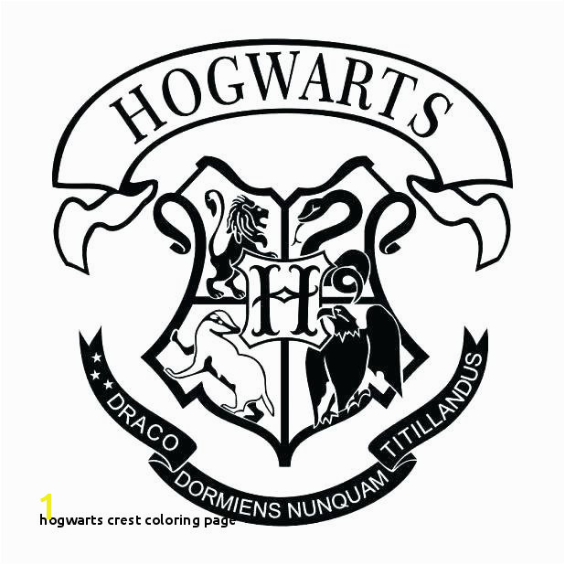 Hogwarts Crest Coloring Page Hogwarts Houses Coloring Pages at Getcolorings