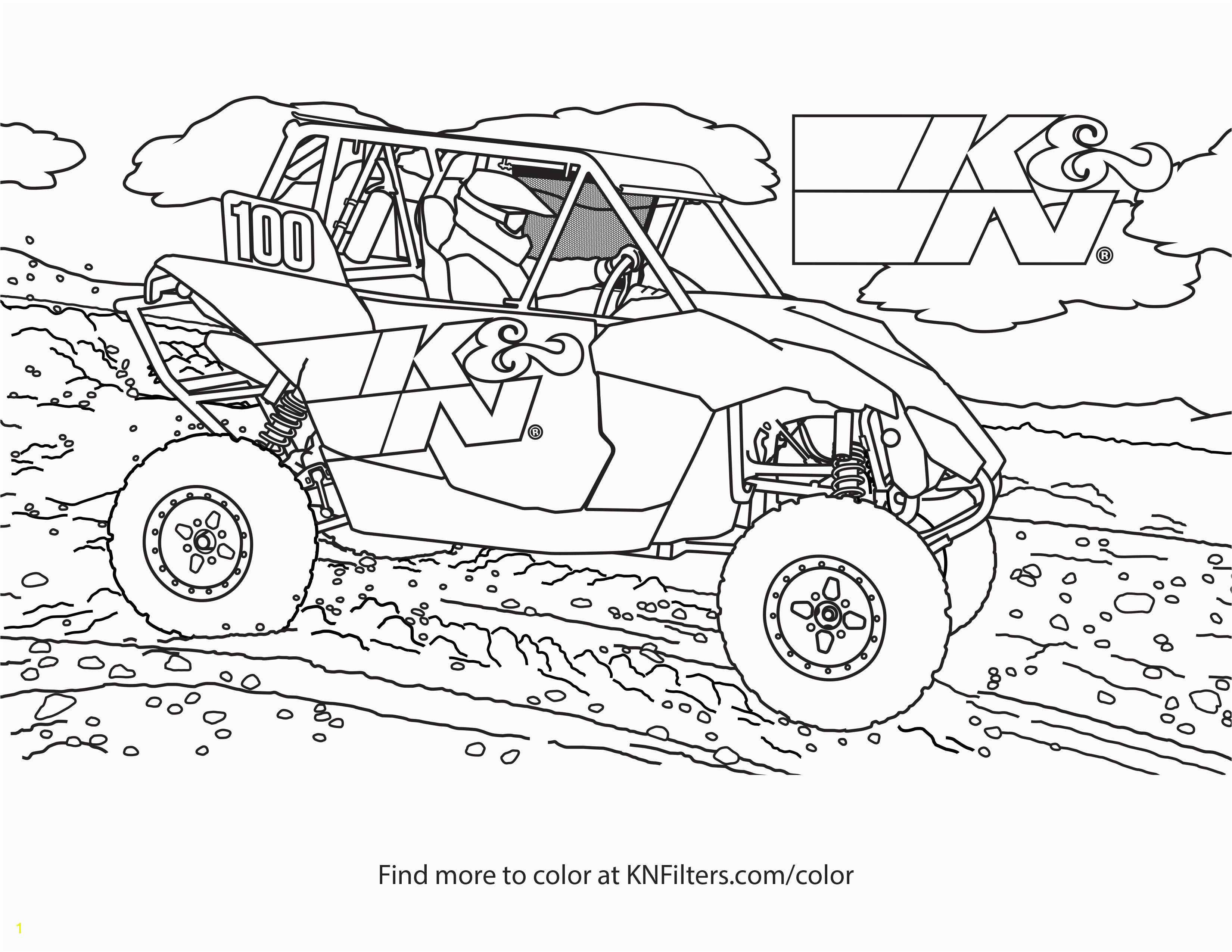 Side x Side K&N Printable Coloring Page