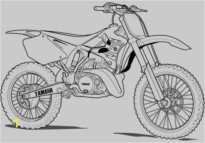 Honda Dirt Bike Coloring Pages Printable Motorcycle Coloring Pages Dirt