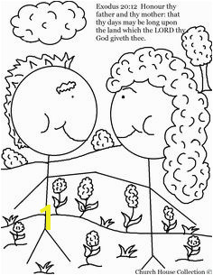 Church House Collection has an Honor Thy Father And Thy Mother Coloring Page We have more Ten mandments Coloring pages for kids