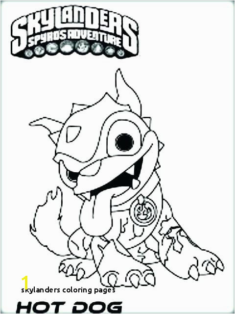 Skylanders Coloring Pages Skylanders Giants Coloring Pages Best O D Colouring Fun Time Hot Dog