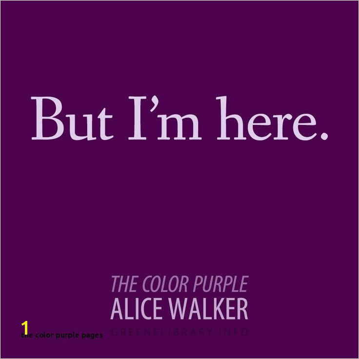 How Many Pages is the Color Purple by Alice Walker the Color Purple Pages New the Color Purple Book Pages Coloring