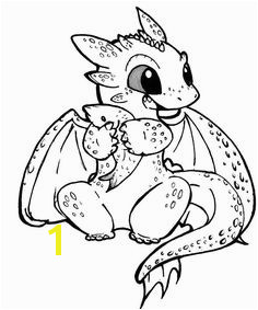 Chibi Toothless Eat Fish in How to Train Your Dragon Coloring Dragon Coloring