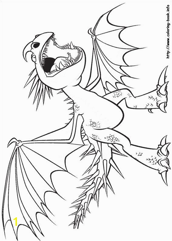 How to Train A Dragon Coloring Pages Free How to Train Your Dragon Coloring Picture