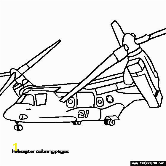 29 Helicopter Coloring Pages