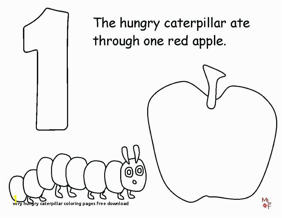 Caterpillar Coloring Page The Very Hungry Llar Coloring Page Get