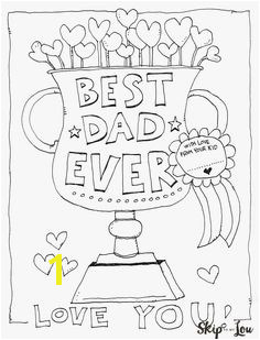 Dad Coloring Page for the BEST Dad