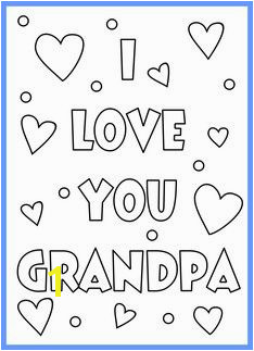 Happy Fathers Day Grandpa Coloring Pages pics for i love