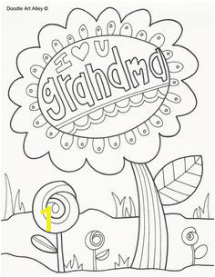 Grandparents Day Coloring Pages Doodle Art Alley Grandma