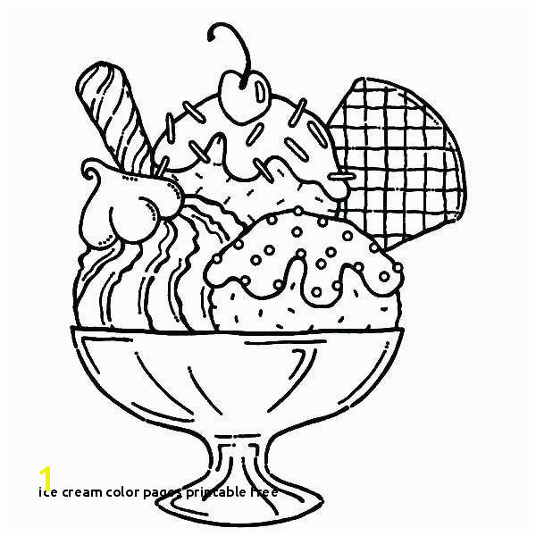 Ice Cream Color Pages Printable Free 30 Elegant Ice Cream Cone Coloring Page Ideas