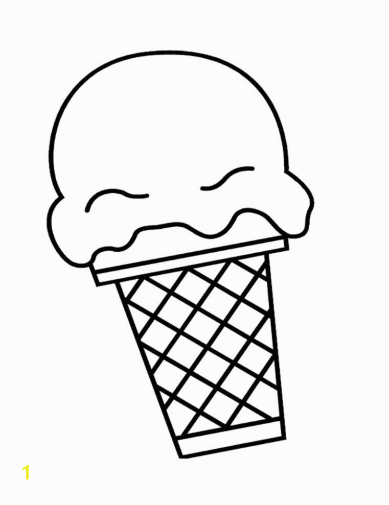 Ice Cream Coloring Pages Unique Ice Cream Cone Coloring Page Ice Cream Cone Coloring Pages to