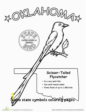 Idaho State Bird Coloring Page Idaho State Symbols Coloring Pages Idaho State Bird Coloring Page