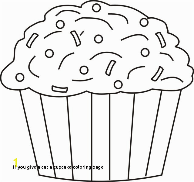 If You Give A Cat A Cupcake Coloring Page | divyajanani.org