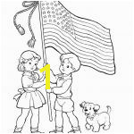 Lovely Flag Coloring Pages