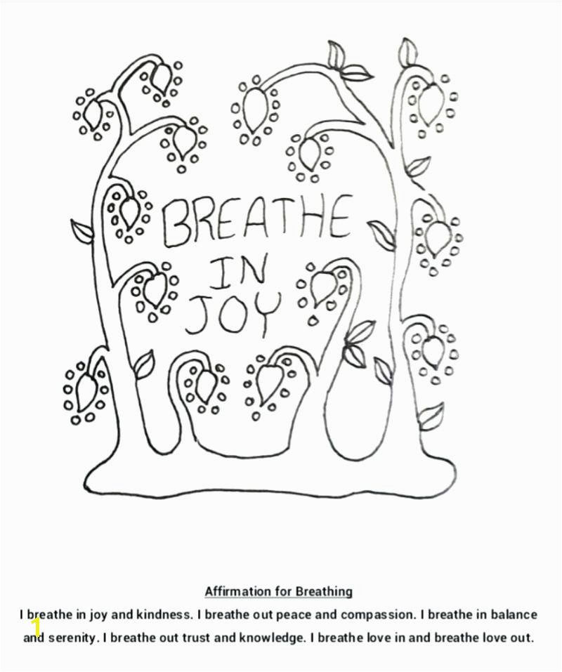 Coloring Pages Joy Coloring Page Breathing In And Affirmation Individual Empowerment Ivy Pages