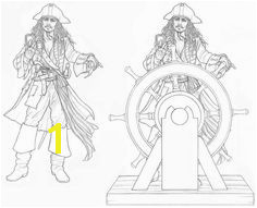 Jack Sparrow Coloring Page 394 Best Hide the Rum Images