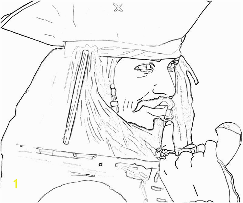 printable jack sparrow funny coloring pages 6