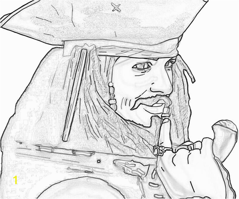 printable jack sparrow funny coloring pages 5