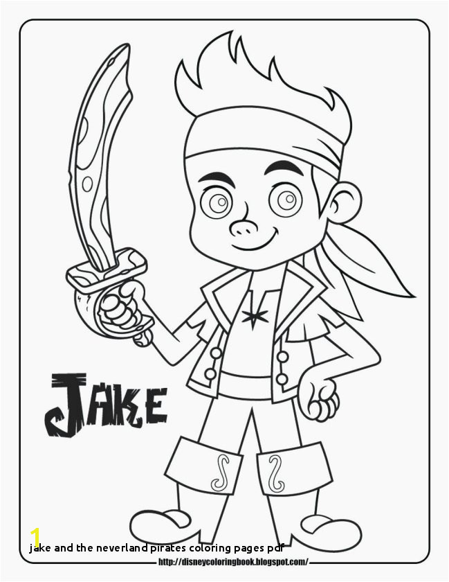 Jake and the Neverland Pirates Coloring Pages Pdf Inspirational Jake and Neverland Pirates Coloring Pages Free