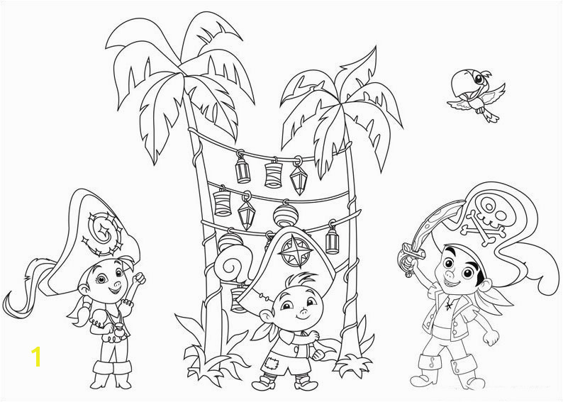 Captain Hook Coloring Pages Unique Jake and the Never Land Pirates Coloring Pages Captain Hook