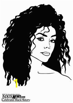 From KnoxNews Black History Pages to Color — La Toya Jackson Free Coloring
