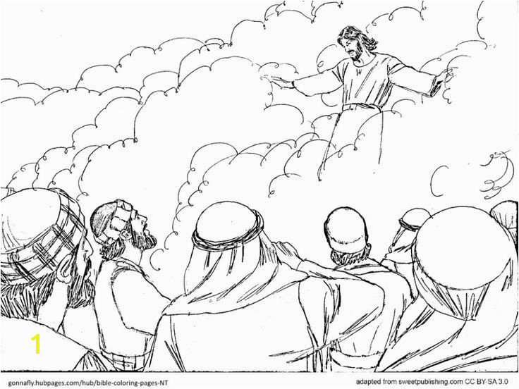 Jesus ascends to Heaven Coloring Page Jesus ascension Coloring Page Awesome Jesus Christ Coloring Pages 7