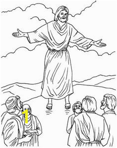 Image Detail for Jesus Christ ascension coloring pages and line art drawing images Bible Story