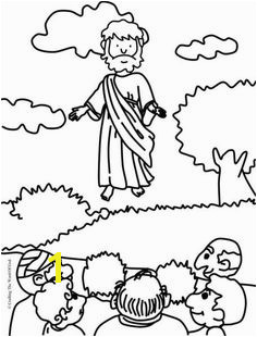Jesus Ascension Coloring Page Sunday School Crafts For Kids Preschool Bible Bible Activities