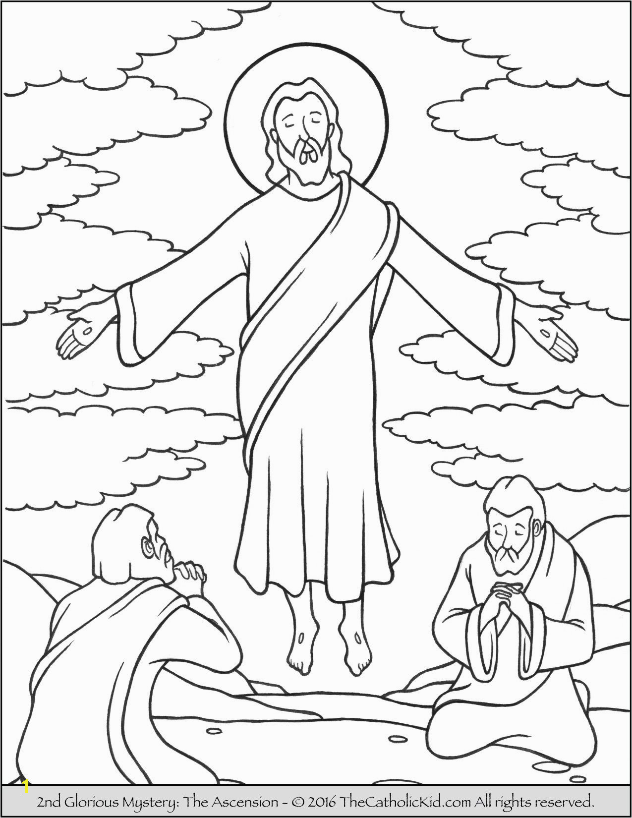 Jesus ascension Coloring Page ascension Coloring Page Coloring Pages Coloring Pages