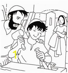 Jesus growing up Infancia de Jesus infanzia di ges¹ disegno da colorare