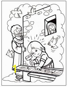 Jesus Boyhood Coloring Pages 75 Best Coloring Bible Nt Gospels Images