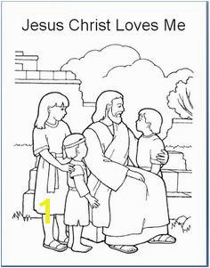 Emma s Place Jesus Christ Loves Each of Us Primary 3 Lesson 30 Coloring Page Preschool
