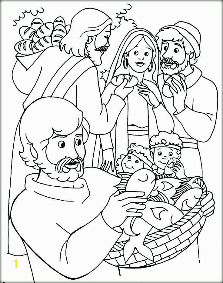 Jesus Feeds 5000 Coloring Page Jesus Feeds 5000 Coloring Page Elegant 47 Best Bible Jesus Feeds