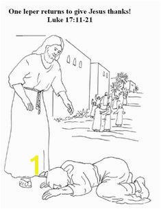 jesus heals the ten lepers color page for preschoolers Yahoo Image Search Results