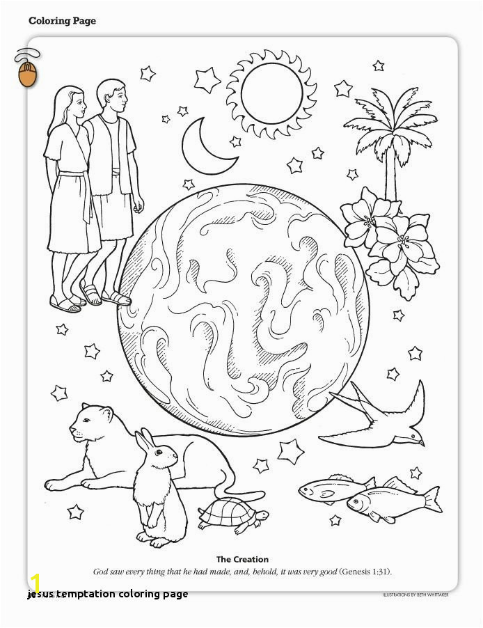 Jesus is Tempted Coloring Page 29 Jesus Temptation Coloring Page