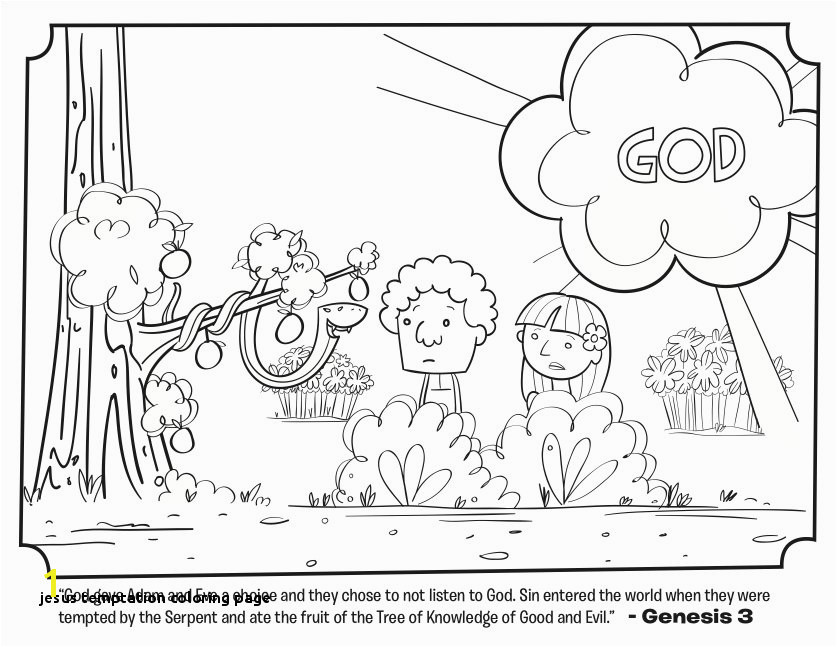 Jesus Temptation Coloring Page Serpent Bible Coloring Pages Kid S Church Pinterest