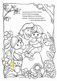 Jesus Loves Me Jesus Loves Children and Jesus Love Me Coloring