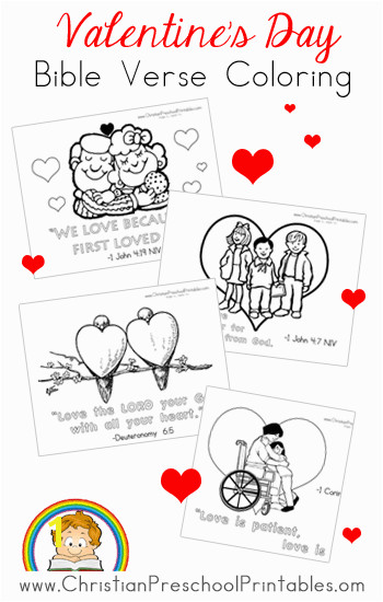 Christian Valentine s Day Coloring Pages