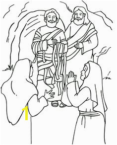 Jesus Raises Lazarus Coloring Page Sunday School Coloring Pages Bible For Kids Sunday School