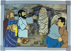 Jesus Raises Lazarus From The Dead Picture Craft