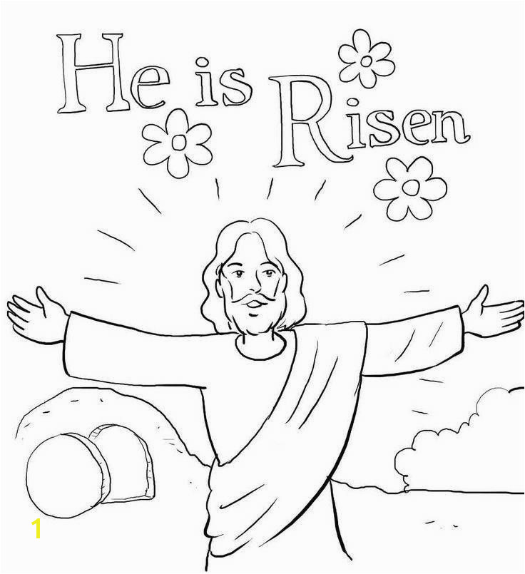 Jesus Easter Coloring Pages Best Religious Easter Coloring Pages Lovely Jesus is Risen Coloring Pages