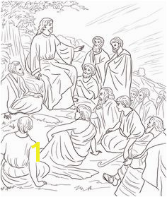 Jesus Teaching People Coloring page Jesus Coloring Pages People Coloring Pages Preschool Coloring Pages