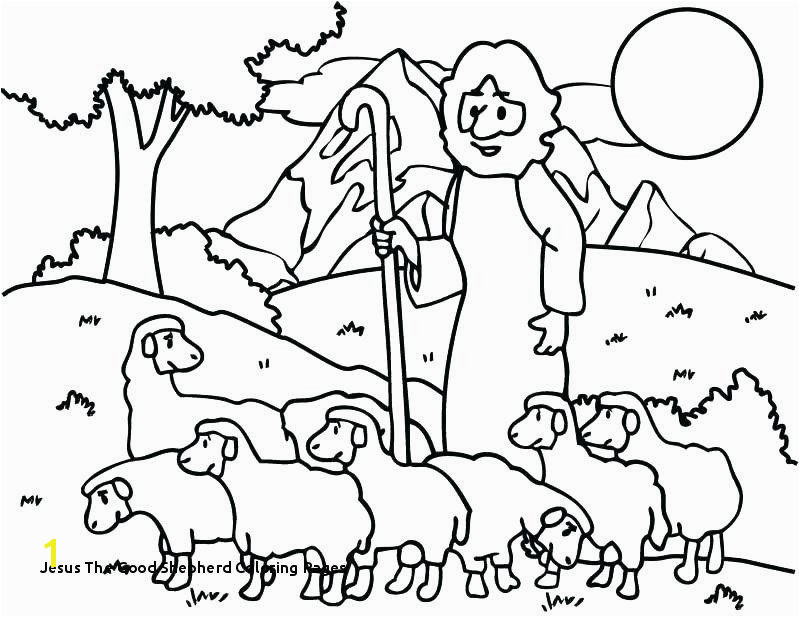 Jesus the Good Shepherd Coloring Pages 17 Beautiful Jesus the Good Shepherd Coloring Pages