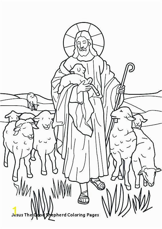 Jesus the Good Shepherd Coloring Pages