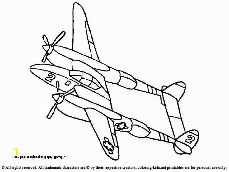 Airplane Coloring Pages 24 Plane Coloring Pages