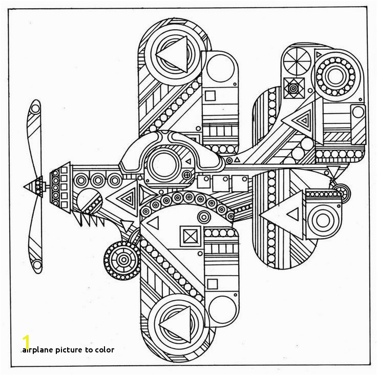 Airplane Picture to Color Planes Coloring Pages Plane Coloring Pages Elegant Page Coloring 0d