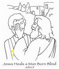 New Coloring Page Jesus Heals A Man Born Blind John 9 A Href Http jesus heals blind man coloring page